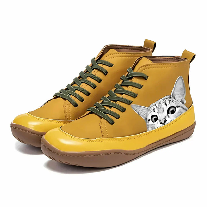 Mia – Stylish Cat Lover Ankle Boots
