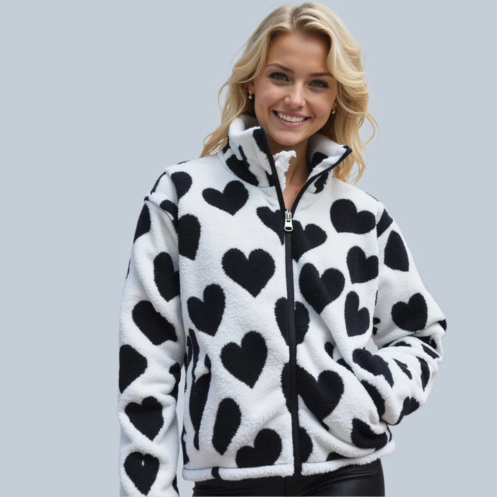 Naomi - Reversible Heart Jacket