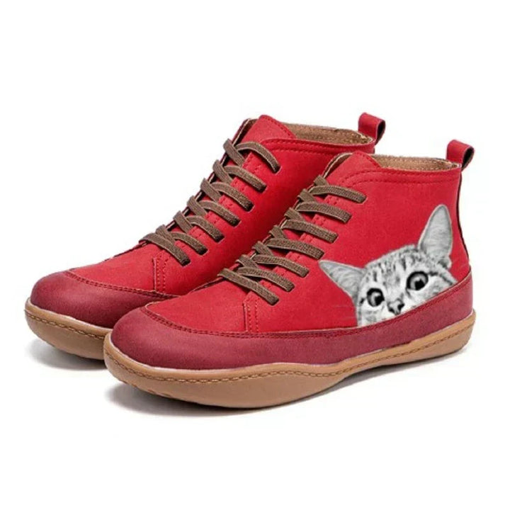 Mia – Stylish Cat Lover Ankle Boots
