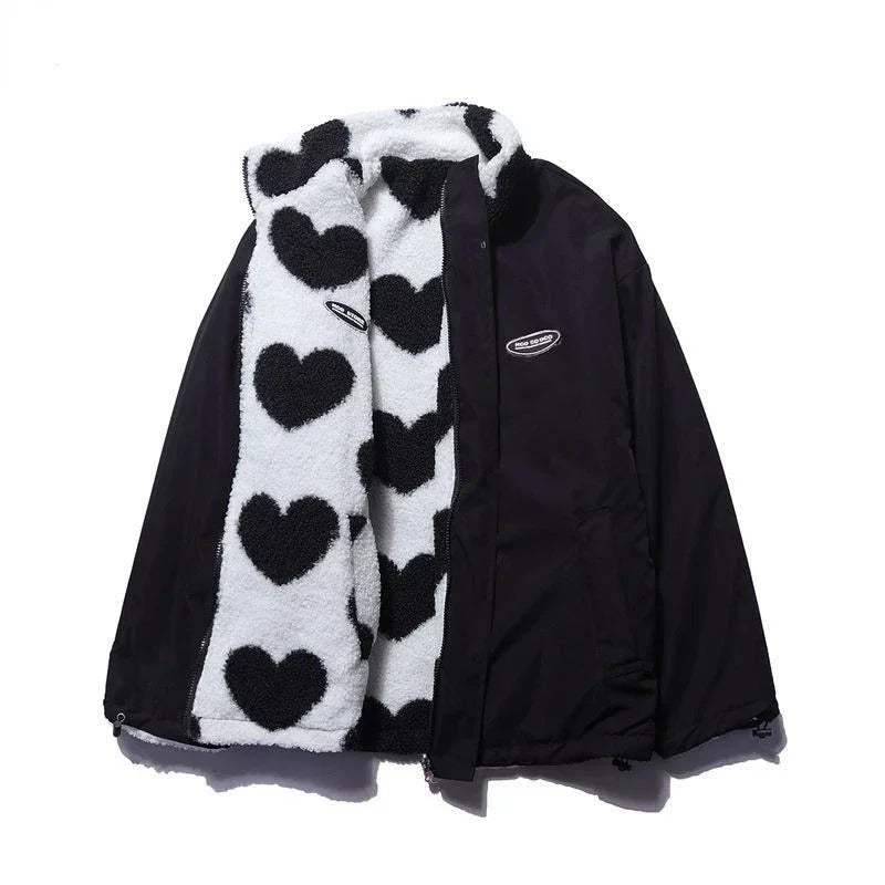 Naomi - Reversible Heart Jacket